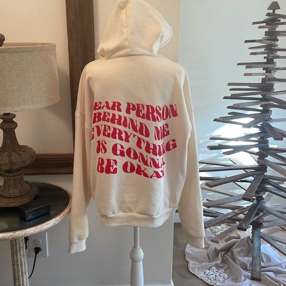 White Edikted Hoodie - Picture 3 of 4